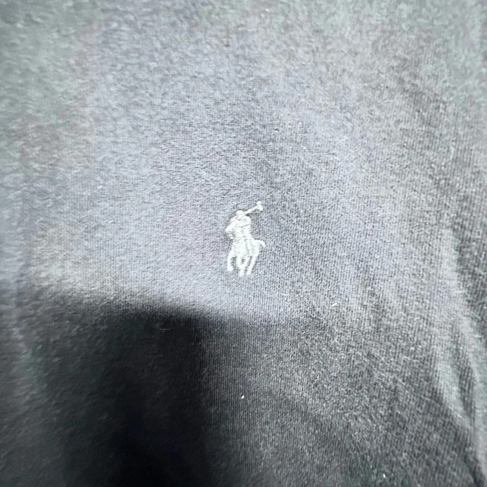 Polo by Ralph Lauren Kids Boys Black Zip-Up Hoodie with Hood and Ribbed Cuffs - Picture 5 of 9